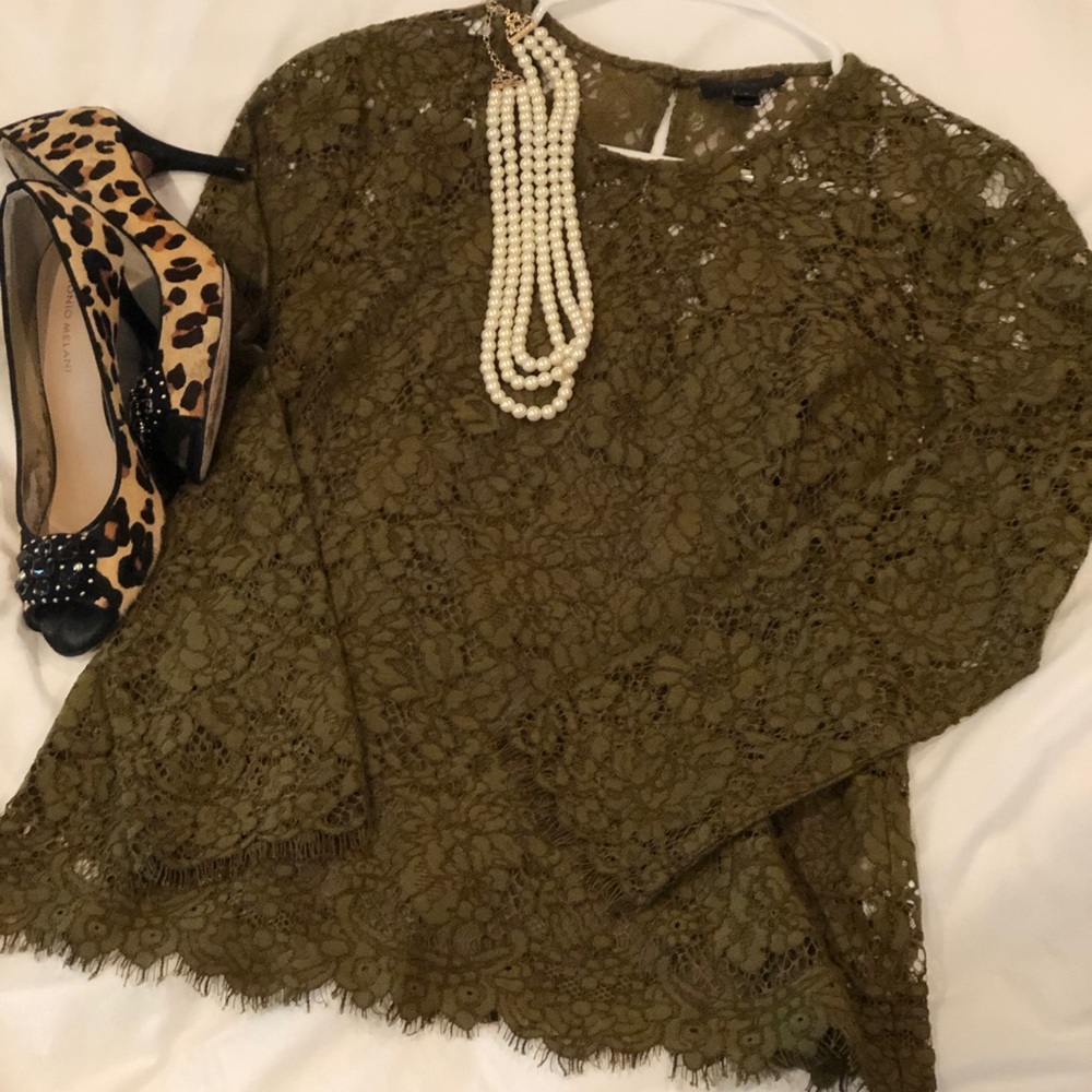 Jcrew Lace Top
